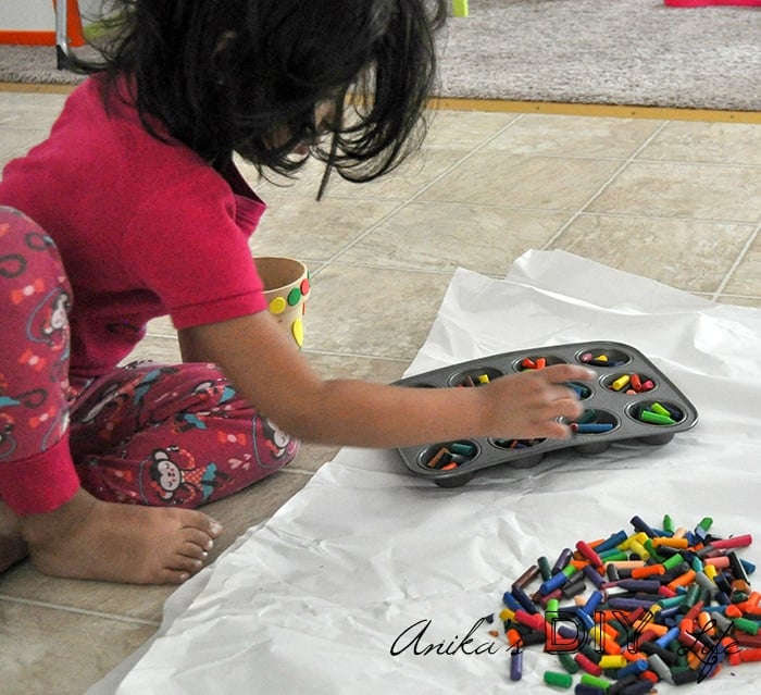 Melted crayon favors - perfect for a paint party birthday!