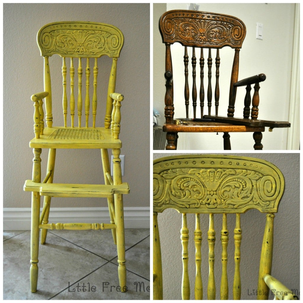 Antique Highchair Makeover Pretty And Bright Anika s DIY Life