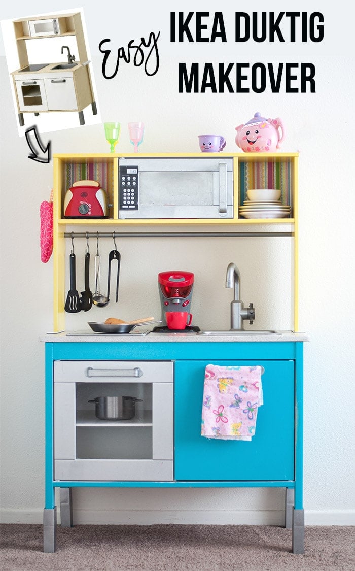 Ikea Duktig Kitchen Hack Fun And Colorful Anikas DIY Life