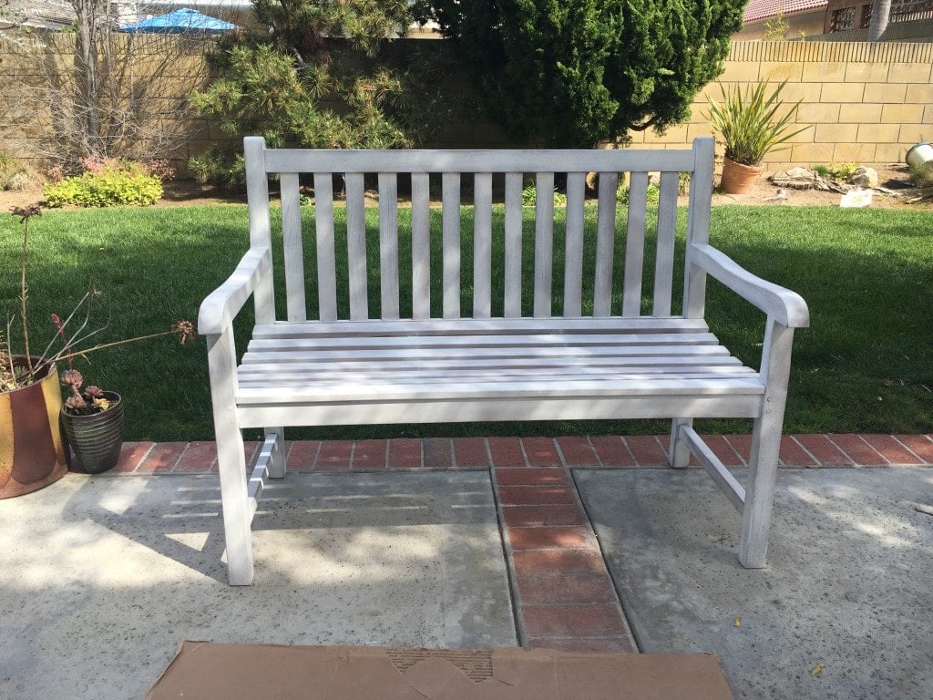 Painted Wood Patio Furniture painting outdoor wood - patio set makeover - anika's diy life Painted Wood Patio Furniture painting outdoor wood - patio set makeover - anika's diy life