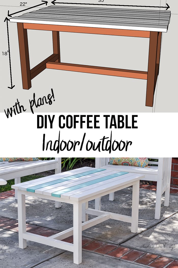 easy 15 diy outdoor coffee table free plans and step by step tutorial