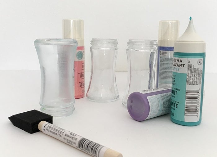 color glass bottle - recycled glass bottle decot