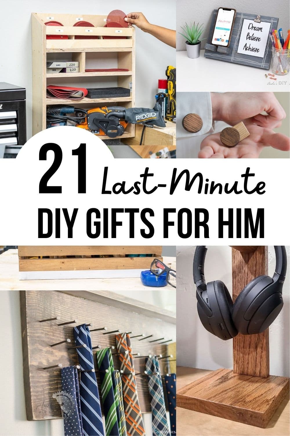 21 DIY Wood Gifts For Dads - Last-Minute Ideas | Anika's DIY Life