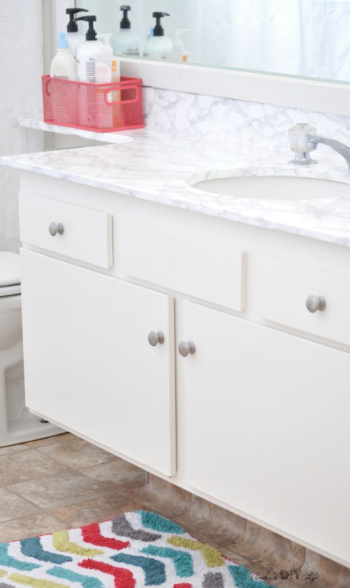 diy faux marble countertop