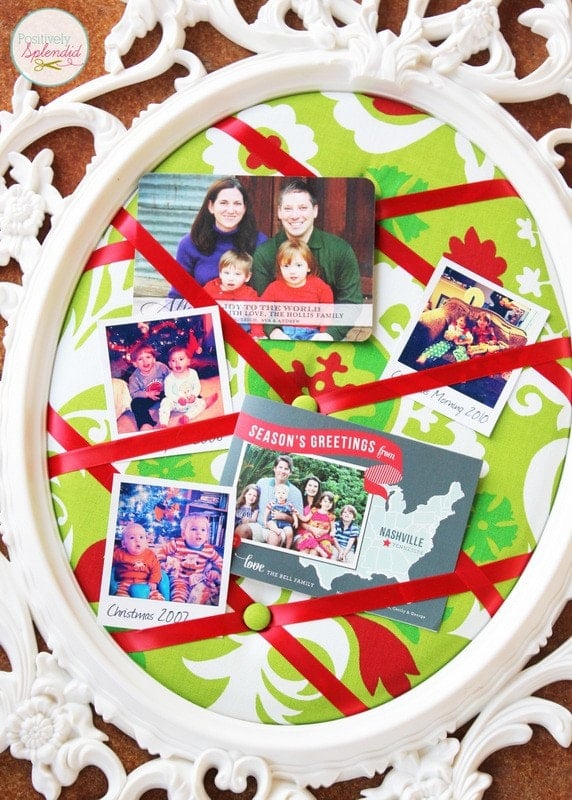 Organize all the Christmas cards and make them look like pretty decor with all these Christmas card display ideas!