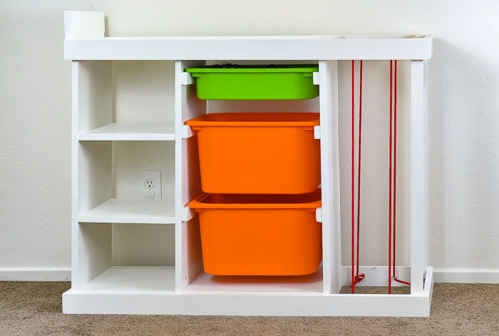 DIY Toy organizer | DIY toy storage idea | Perfect for small spaces and Kids!