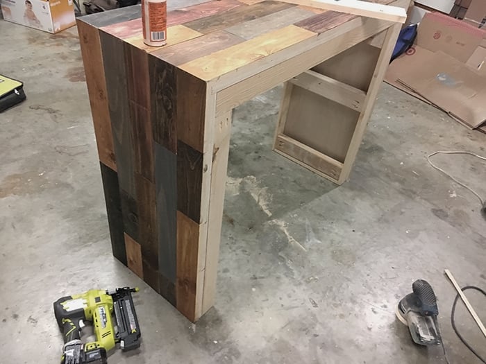 Step by step tutorial on how to build a West Elm inspired Emerson buffet/ sideboard with plans