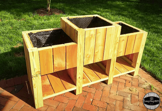 Easy and Inexpensive DIY Outdoor Planter Boxes, Flower Boxes and