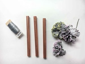 Easy Modern DIY Copper Decor With Concrete Flowers - Anika's DIY Life