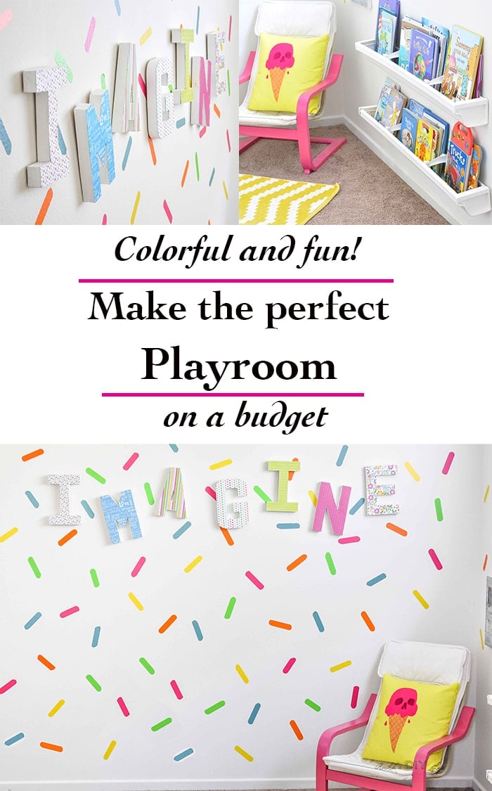 Colorful Playroom decor ideas | ideas for reading nook in kids room