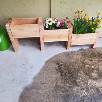 Easy $10 DIY Tiered Planter Box [with Plans] - Anika's DIY Life