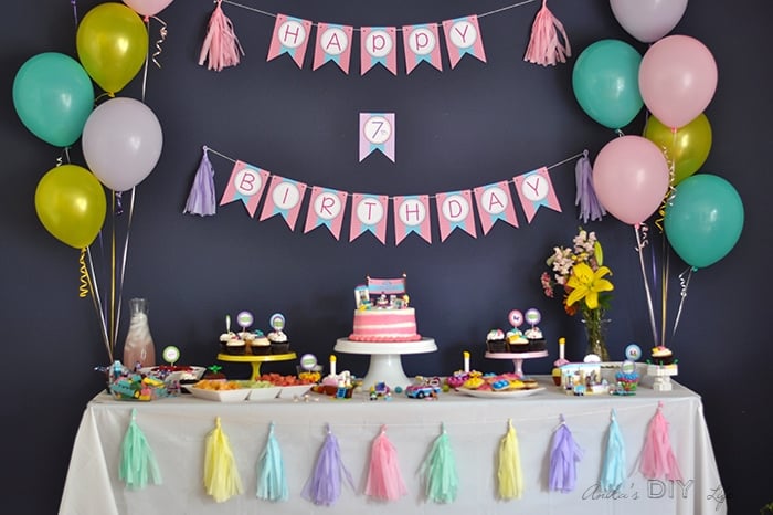 Lego Friends Themed Birthday Party Full Of Fun Color And Legos