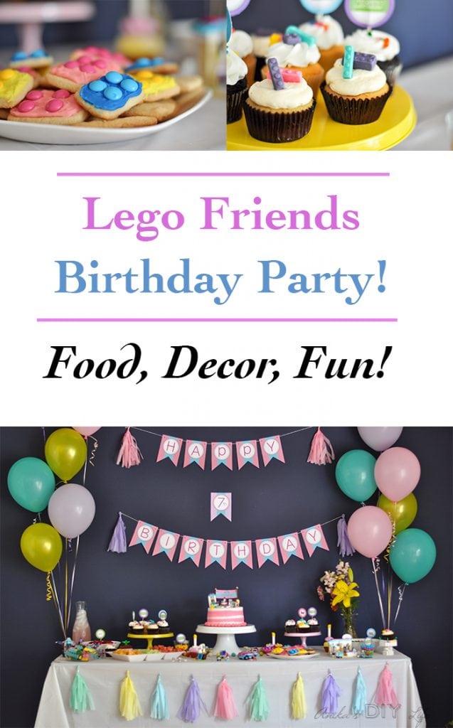 Lego Friends Themed Birthday Party Full Of Fun, Color And Legos!
