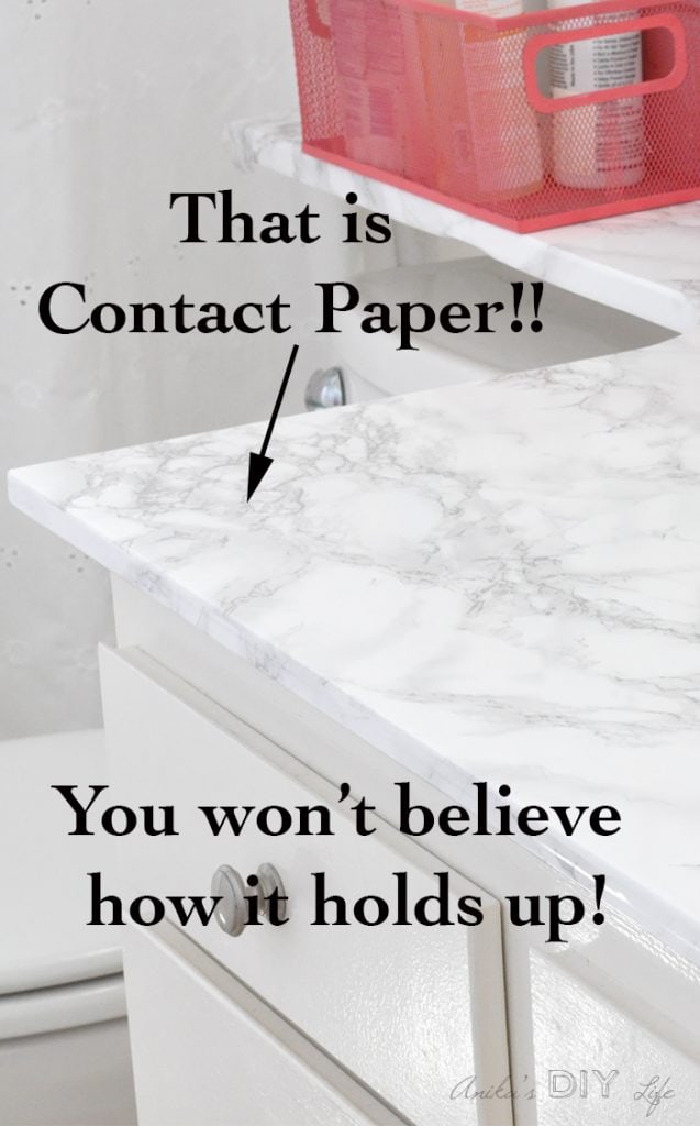 Marble Contact Paper Countertop 10 Months Later Anika's DIY Life