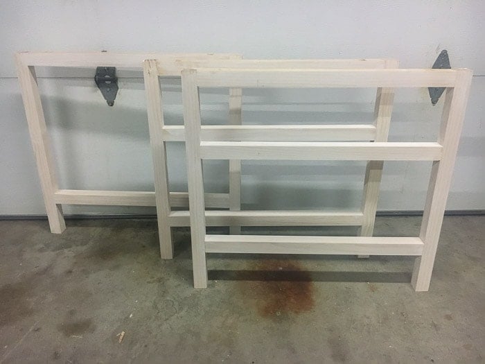 step by step tutorial - how to build an easy desk with storage