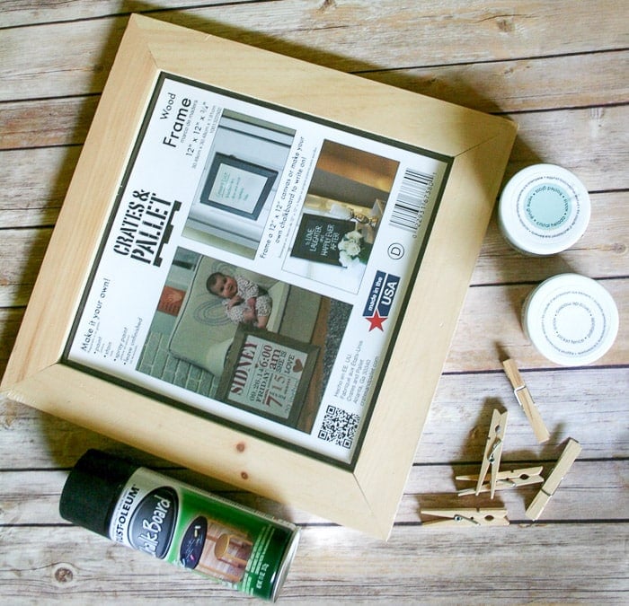 How To Refinish An Old Picture Frame And Turn It Into A Fun Chalkboard -  Do-It-Yourself Fun Ideas