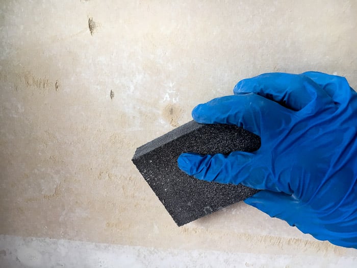 How to sand ceiling to prep for painting after removing popcorn celiing