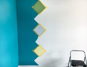 How To: Colorful Accent Wall For Kids Room - Anika's DIY Life