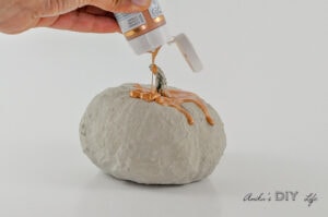 How To Make Hand-Formed DIY Concrete Pumpkins - No Mold Needed! - Anika ...