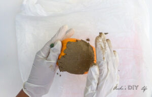 How To Make Hand-Formed DIY Concrete Pumpkins - No Mold Needed! - Anika ...