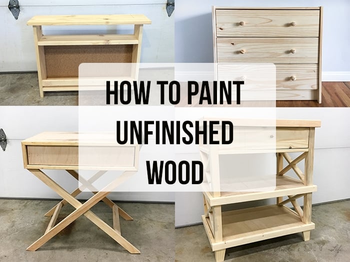 How To Paint Unfinished Pine Furniture Anika S Diy Life