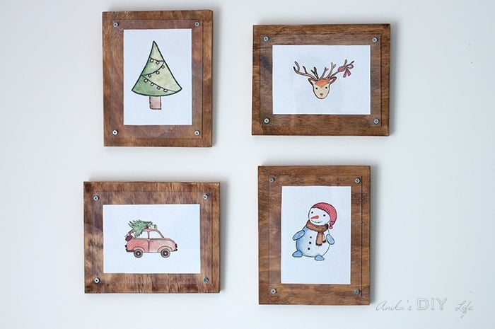 How to make a simple photo frame. This step by step tutorial shows you how to make plywood and plexiglass frames easily without using any fancy tools.