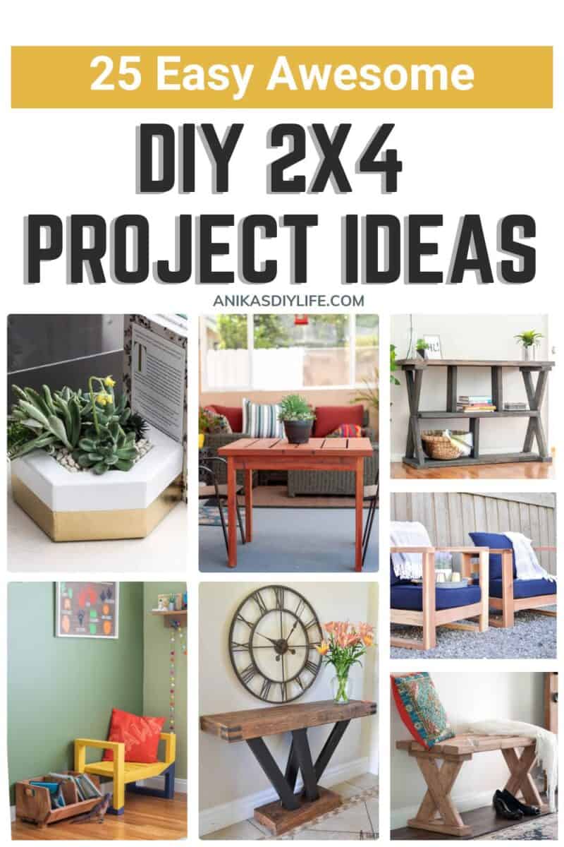 25 Simple and Amazing 2×4 Wood Projects