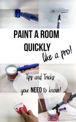 How to Paint a Room Quickly - Tips and Tricks - Anika's DIY Life