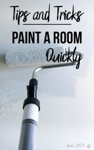 How To Paint A Room Quickly - Tips And Tricks - Anika's DIY Life