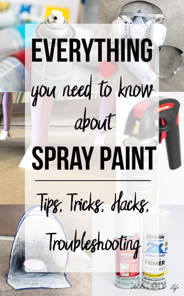Spray Paint Tips And Tricks For A Professional Finish - Anika's DIY Life