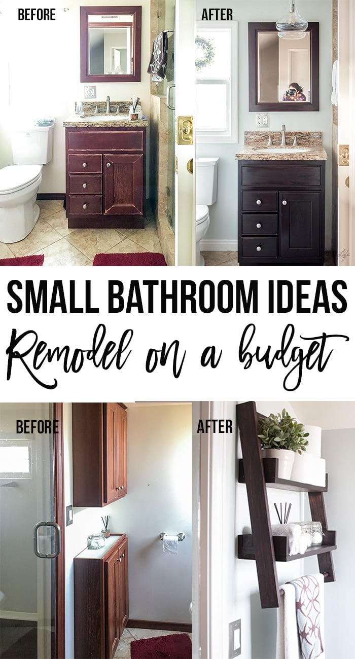 Small Bathroom Remodel - Ideas On A Budget - Anika's DIY Life