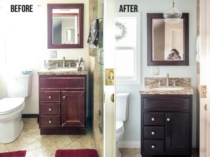 Small Bathroom Remodel - Ideas On A Budget - Anika's DIY Life