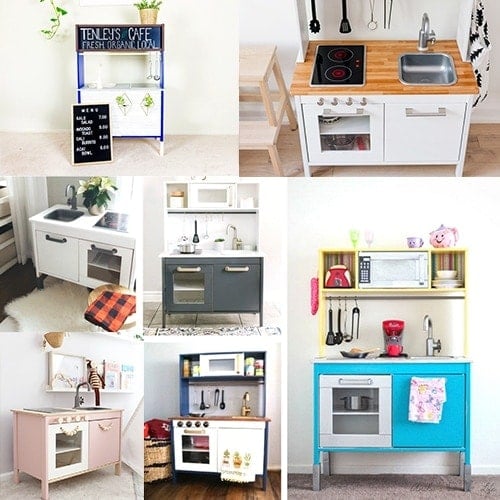 19  Fun Ikea Play Kitchen Hacks and Makeovers