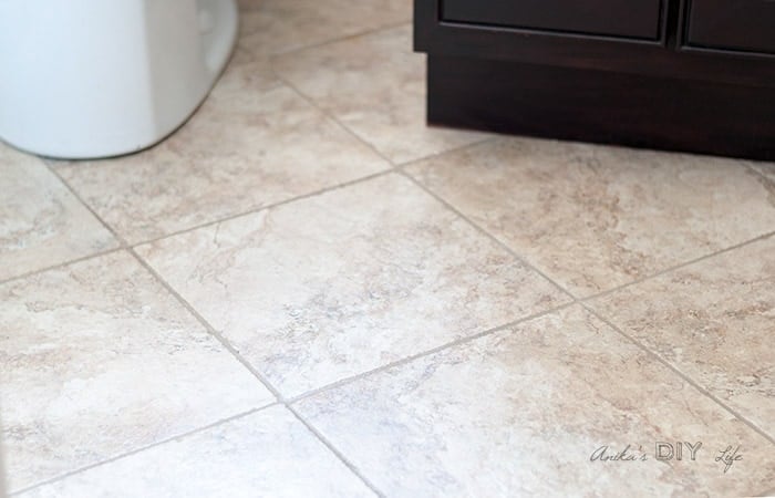 Tile and grout cleaned using steam cleaner