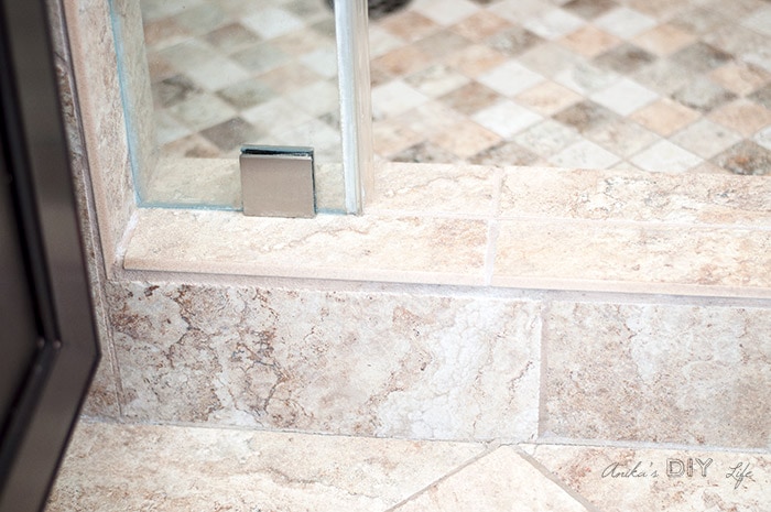 tile and grout cleaned with steam cleaner.