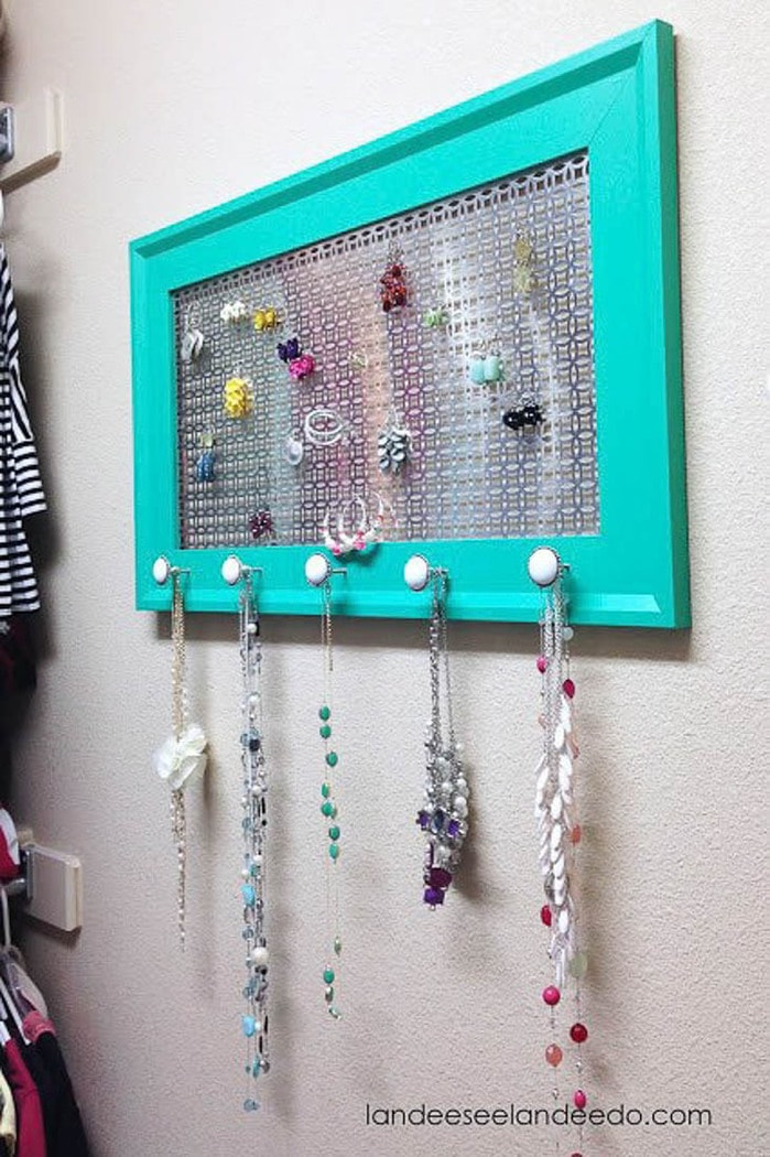 25 Creative DIY Wall Jewelry Organizers To Inspire You Anika's DIY Life