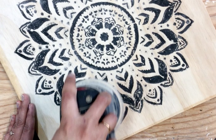 DIY WOOD BURNING MANDALA TRAY - Anika's DIY Life