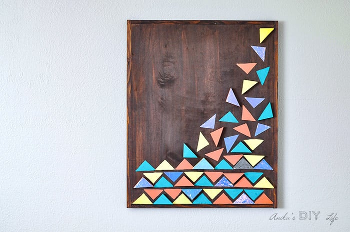 Diy Wood Wall Art - How To Make Large Scale Colorful Geometric Wall Art