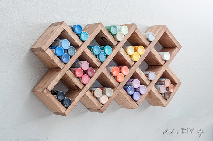 DIY Wooden Spice Rack