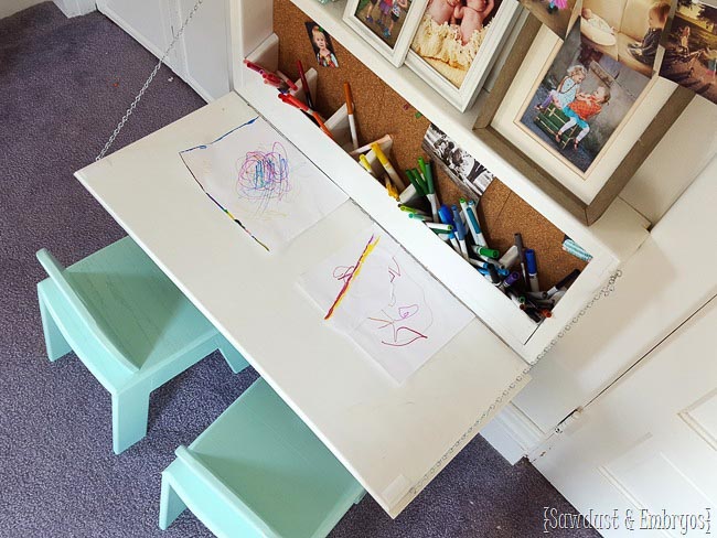 childrens folding desk