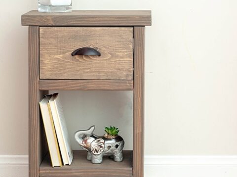 Easy Diy Nightstand With Hidden Compartment Anika S Diy Life