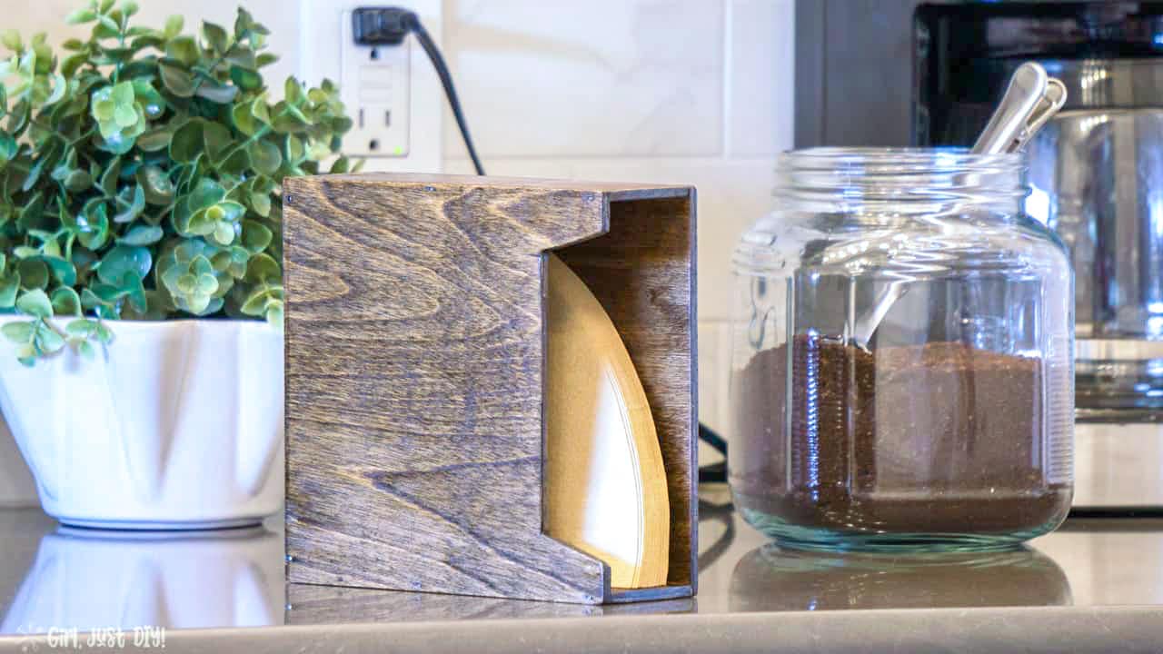 DIY Coffee Filter Holder From Wood Anika's DIY Life