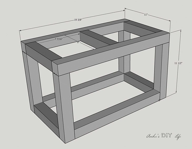 DIY Raised dog bowls / pet feeder - dog bowl holder -pallet wood