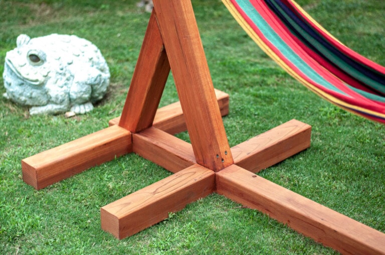 Easy DIY Hammock Stand Using 3 Tools Full Tutorial, Video And Plans