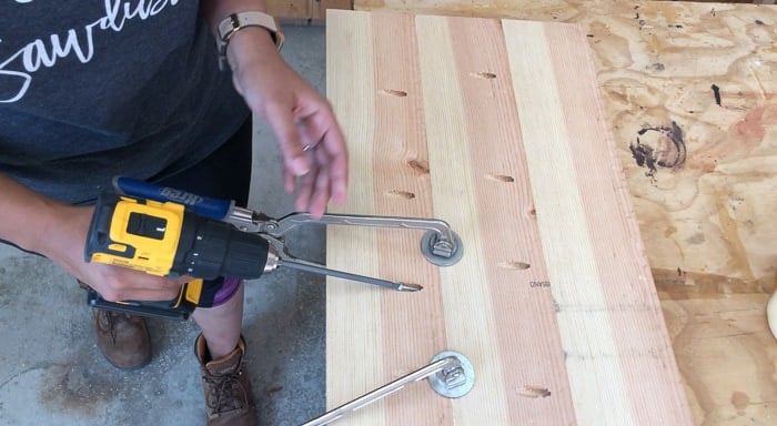 edge joining boards using pocket hole screws 