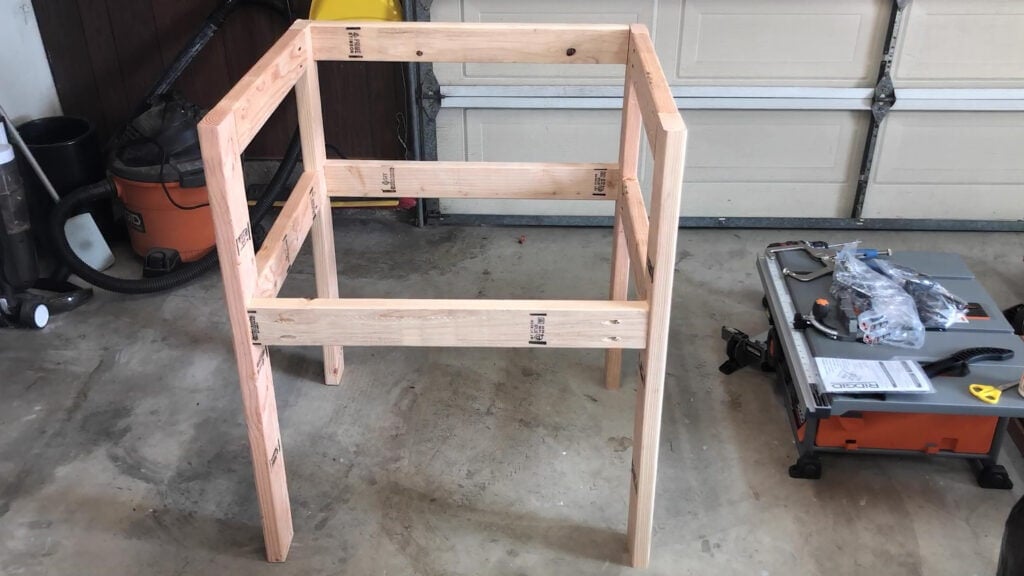 Diy Table Saw Stand With Folding Outfeed Table Plans And Video