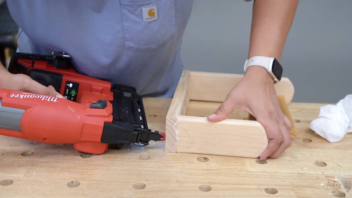 Assembling the DIY Jewelry Organizer