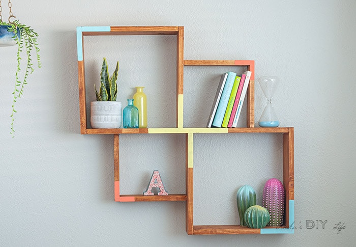 HOW TO BUILD A SIMPLE WALL SHELF - Anika's DIY Life