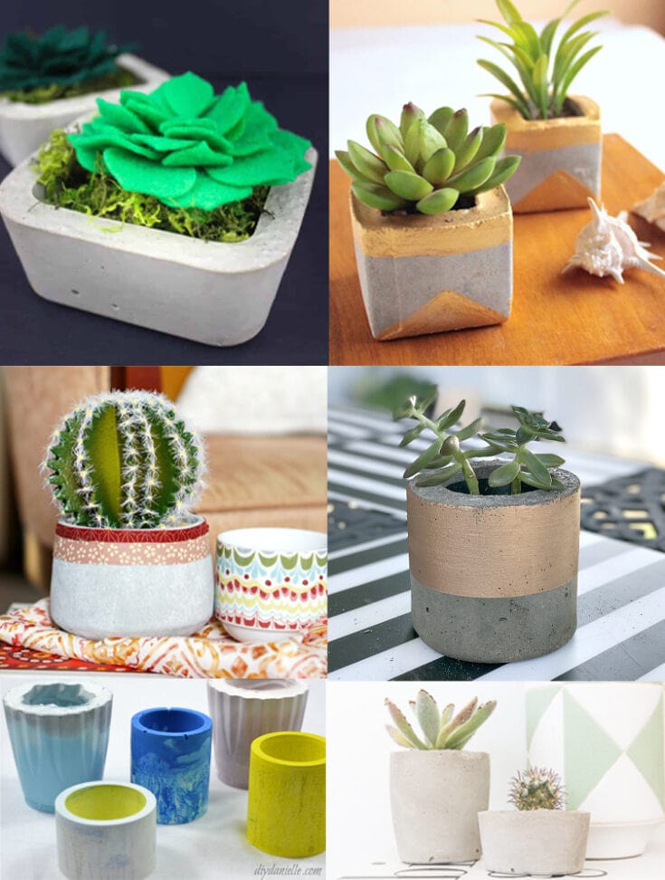 24 DIY Concrete Planter Ideas That Are Easy & Fun Anika's DIY Life