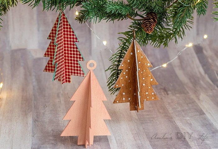 DIY Basswood Christmas Ornaments  Cricut ornaments, Diy cricut